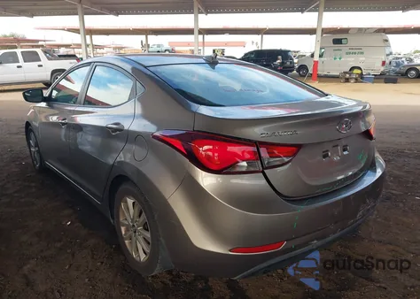 2016 Hyundai Elantra Se from USA, damaged, VIN 5NPDH4AE0GH760003